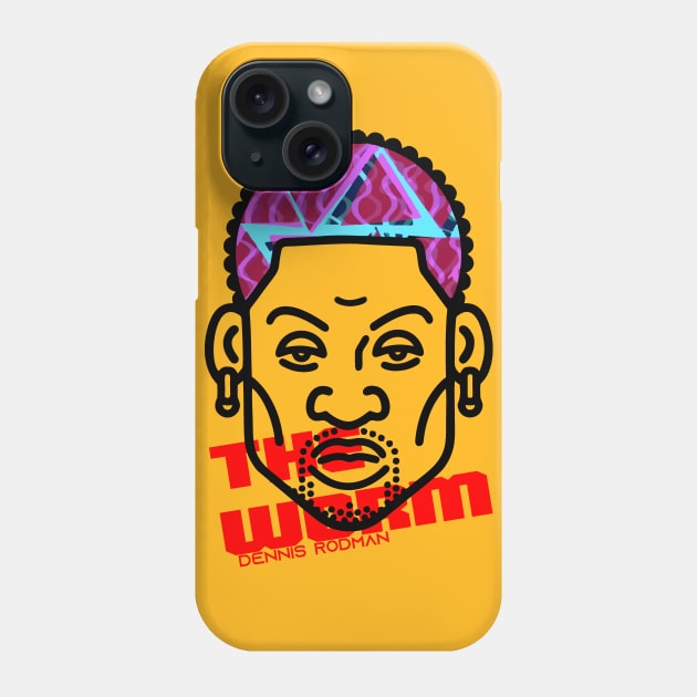 The Worm Dennis Rodman Phone Case by Cartel