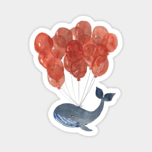 Balloons whale Magnet