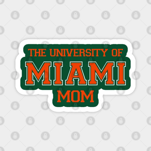 University of Miami Mom Magnet by cowboyknees