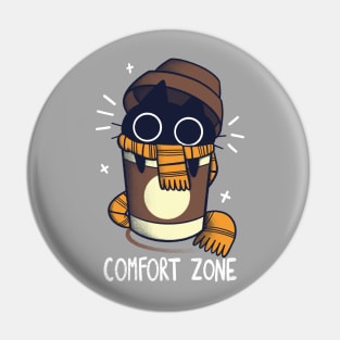 Coffee is my Comfort Zone Pin