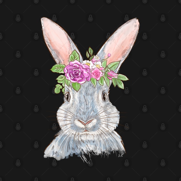 Denizko Art Gray Rabbit by denizko