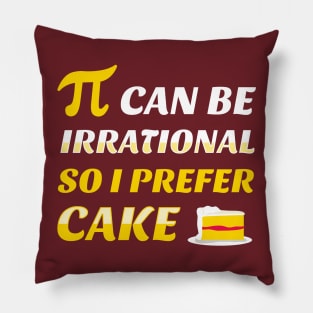 Pi vs Cake Pillow