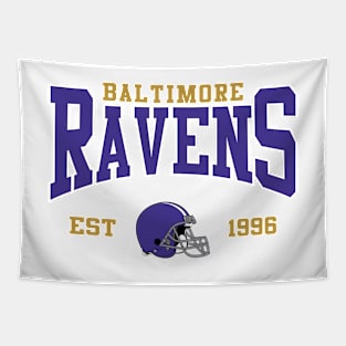 Retro Baltimore Football Tapestry