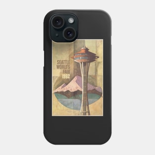 Seattle worlds fair 1962, Poster Phone Case