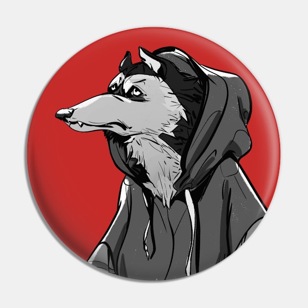 Lone wolf Pin by ComicLines