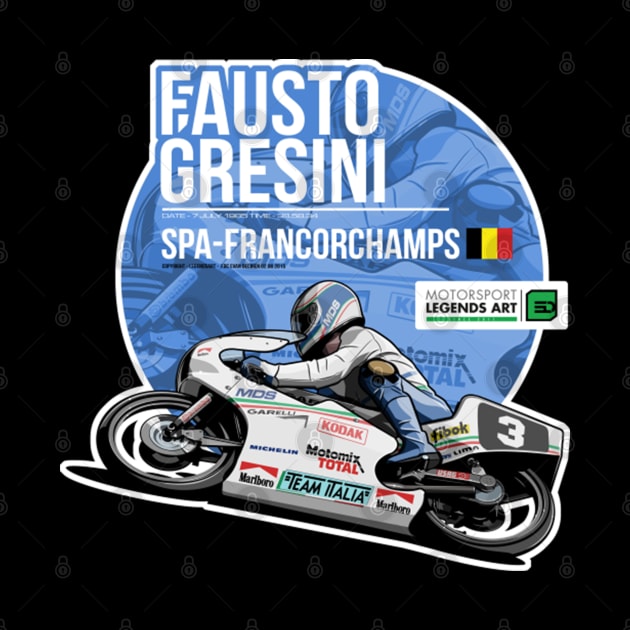 Fausto Gresini 1985 Spa by lavonneroberson