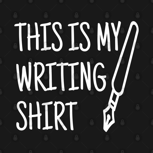 Author Gift and the perfect Writting Tshirt by TO Store