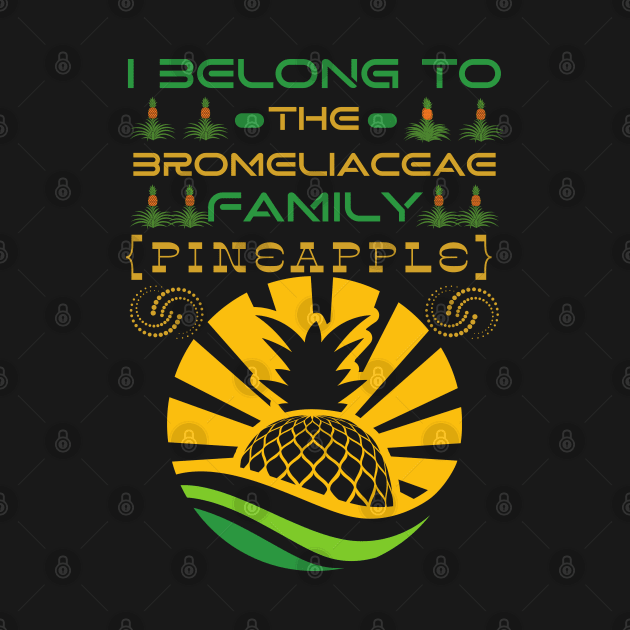 I Belong to the Bromeliaceae Family Pineapple (Ananas Comosus) by Praizes