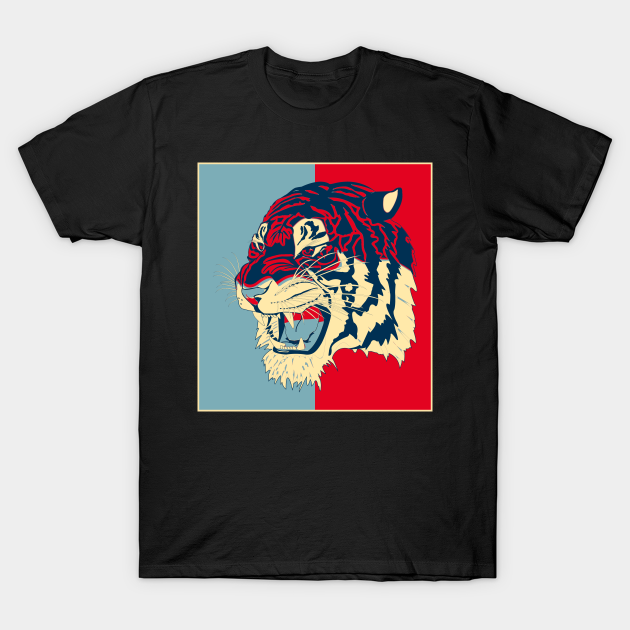 Discover Tiger Animal Head - Tiger Head - T-Shirt