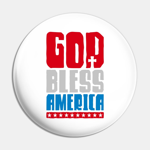 God Bless America Pin by Ombre Dreams