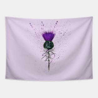 Scottish Thistle contemporary style Tapestry