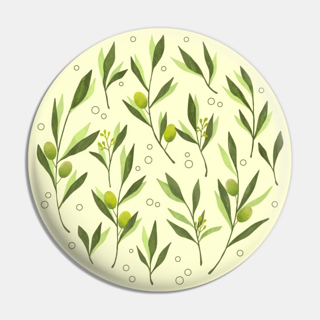 Green Olive Pin by Tebscooler