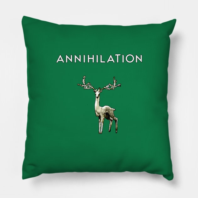 Annihilation deer Pillow by bernatc