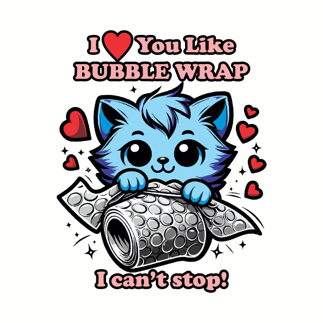 I (Heart) You Like Bubble Wrap by CharmingChomp