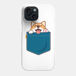 Pocket dog | Cute illustration Phone Case