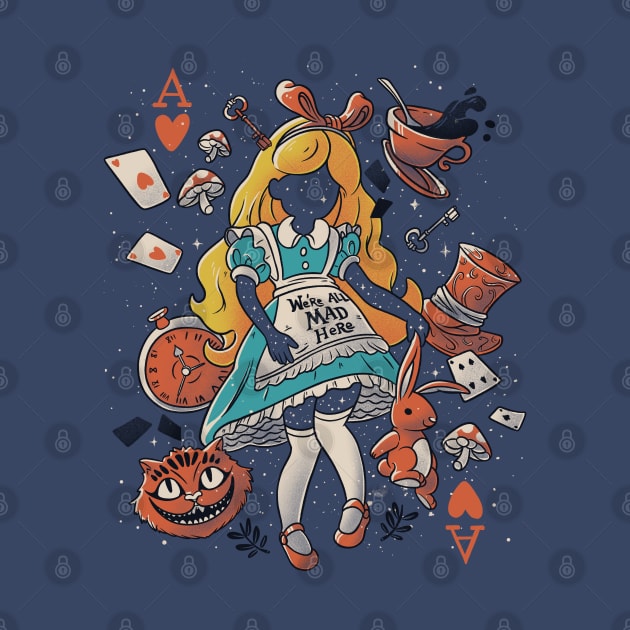 Wonderland Girl We’re All Mad Here by eduely