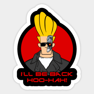 Johnny Bravo Sticker for Sale by RoserinArt