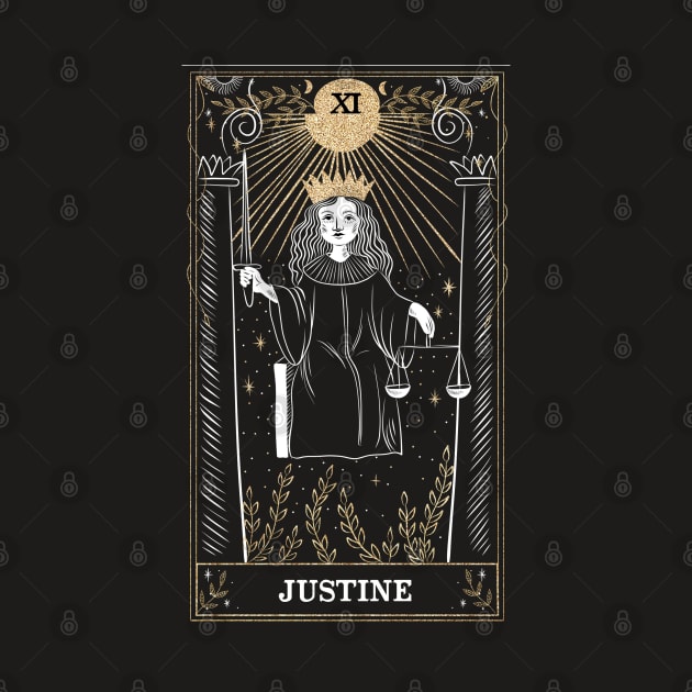 Justine Tarot Card by Artsy2Day