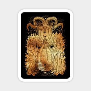 Nascentes Morimur. Born To Die (Version 3). Mystic and Occult Design. Magnet