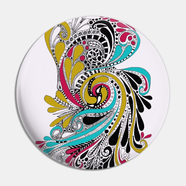 Flowing Swirls Pin by bestree