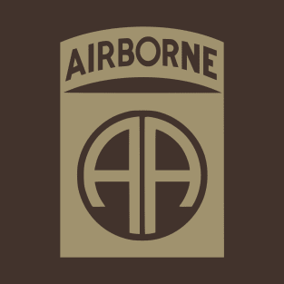 82nd Airborne Patch (subdued) T-Shirt