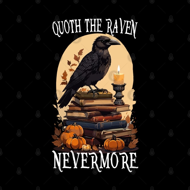 Quoth The Raven Nevermore Gothic Book Design by TF Brands