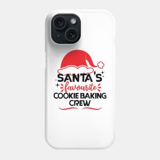 santa's favourite cookie baking crew Phone Case