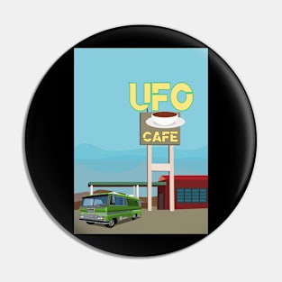 UFO cafe Pin