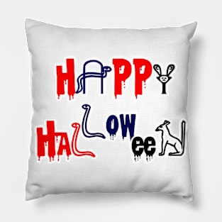 happy halloween Pillow