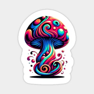 psychadelic mushroom Magnet