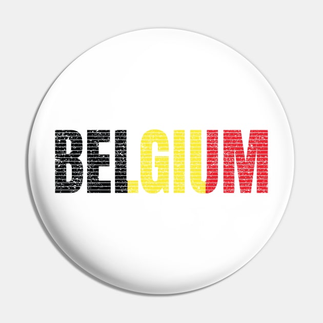 Belgium Country Flag Vintage Belgian National Gift Pin by Grabitees