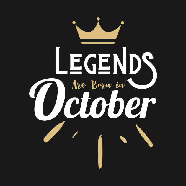 legends are born in october