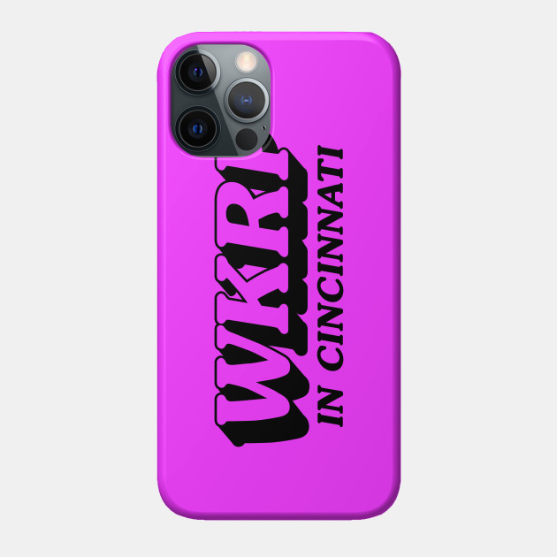 WKRP in Cincinnati (black) - Wkrp - Phone Case