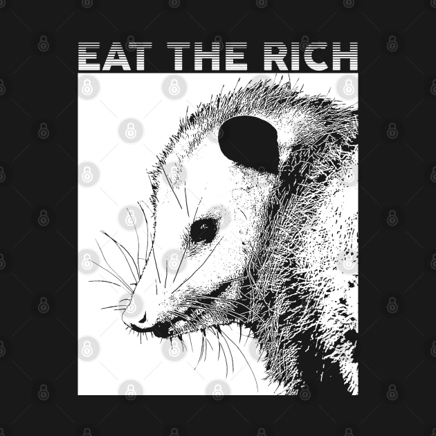 Eat the Rich Opossum by giovanniiiii