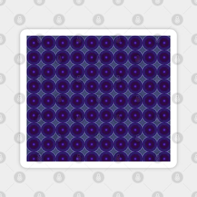 Blue Circles Patterns Magnet by RdaL-Design