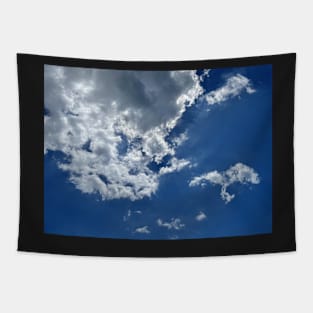 Clouds in Deep Blue Tapestry