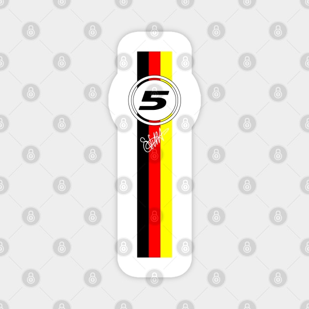 Sebastian Vettel, german pride Magnet by FinnickArrow