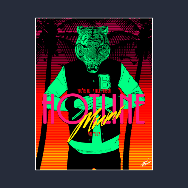 Hotline Miami Tony's T-Shirt by Angel_P_Ramirez