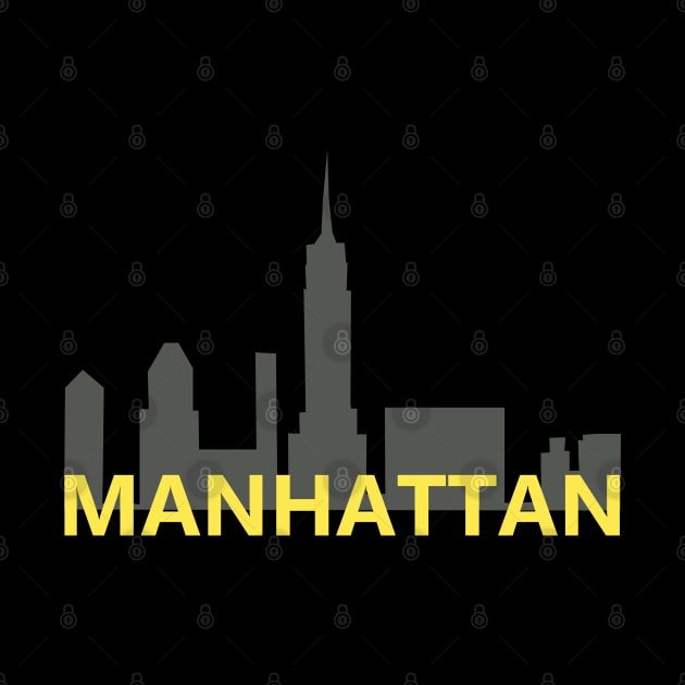 Manhattan skyline, New York City Aesthetic by Toozidi T Shirts