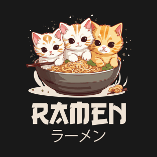 Ramen and cats T-Shirt