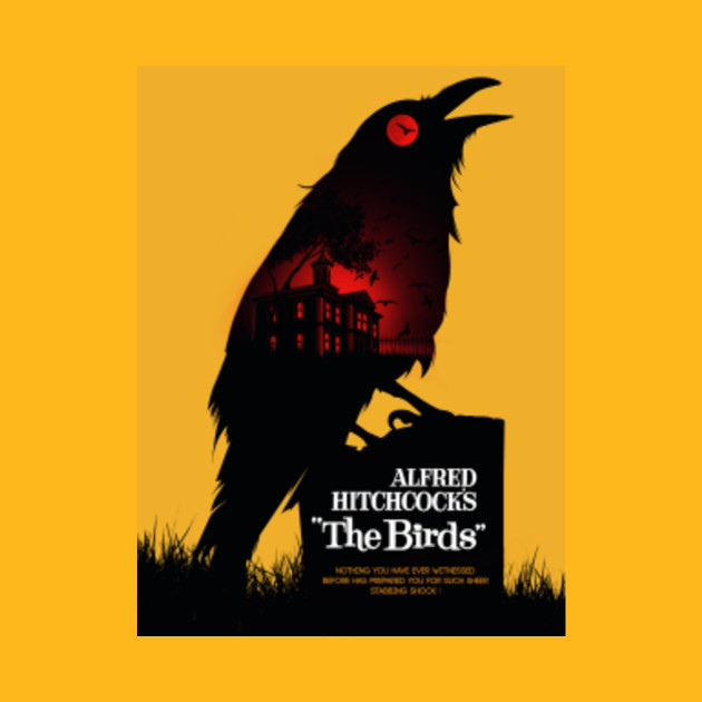 The Birds Movie Poster - Alfred Hitchcock The Birds - T ...