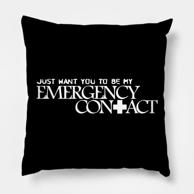 Emergency Contact Pillow by LNOTGY182