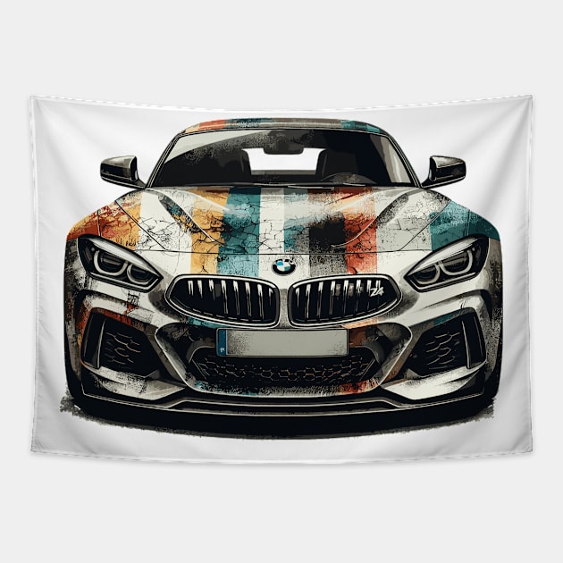 BMW Z4 Tapestry by Vehicles-Art