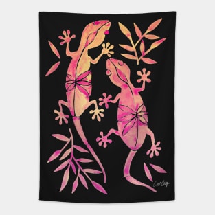 gecko fire Tapestry