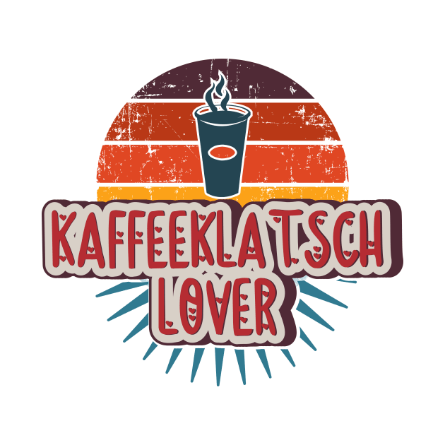 Kaffeeklatsch Coffee Latte Caffeine lover by HomeCoquette