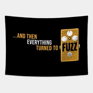 ...and then everything turned to fuzz (yellow) Tapestry