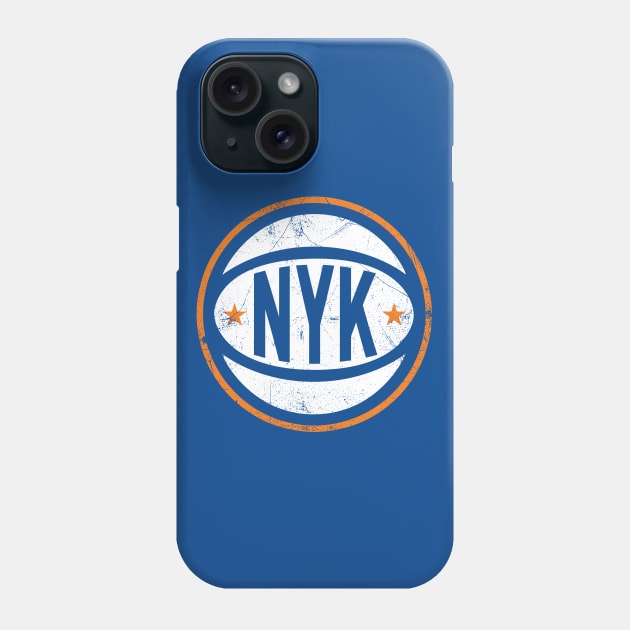 NYK Retro Ball - Blue Phone Case by KFig21