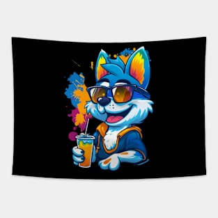 Let is Be Friends Like Bluey and Bingo Tapestry