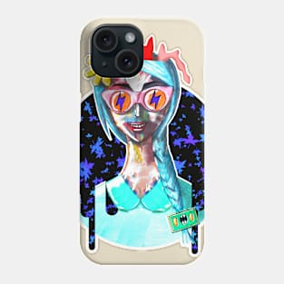 flower universe cathlyn painting Phone Case