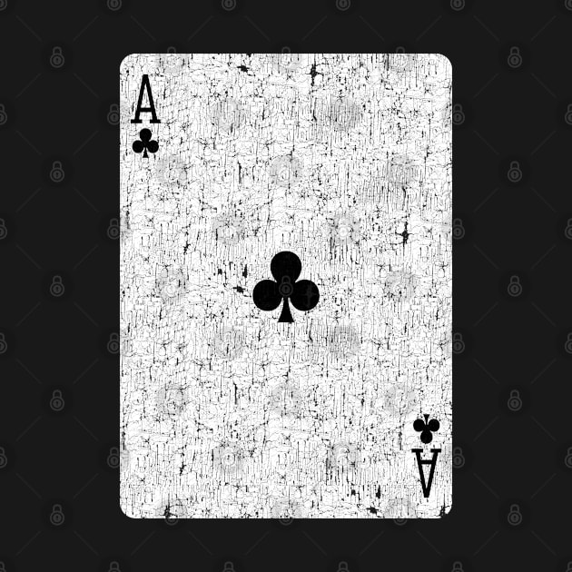 ace of clubs playing card by andzoo